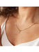 1 Collar para mujeres Simple con inicial de letra S acero inoxidable - Quierox - Tienda Online