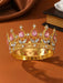 1 corona circular de estilo barroco, tiara nupcial multicolor - Quierox - Tienda Online