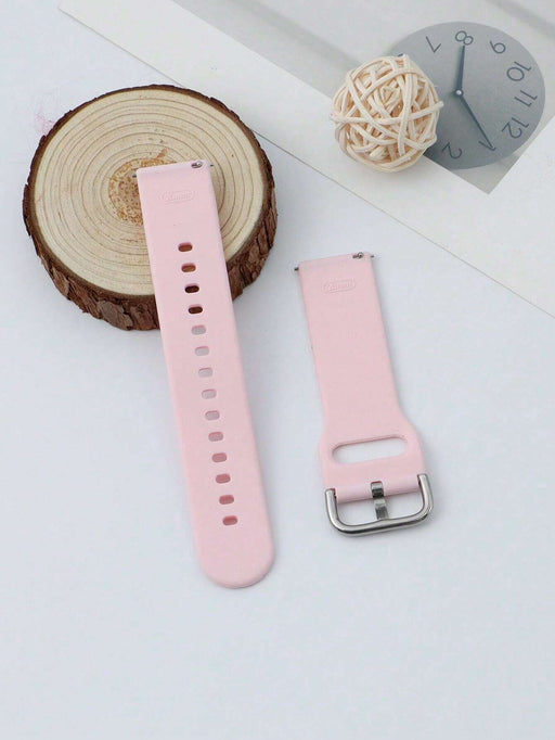 1 Correa De Reloj De Silicona Suave De Color Rosado - Quierox - Tienda Online