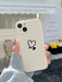 1 Cover para teléfono con estampado de corazón y pintura colorida para parejas, 2 und - Quierox - Tienda Online
