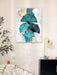 1 cuadro decorativo para recibidor, moderno y sencillo, con hojas de ginkgo y lienzo. - Quierox - Tienda Online