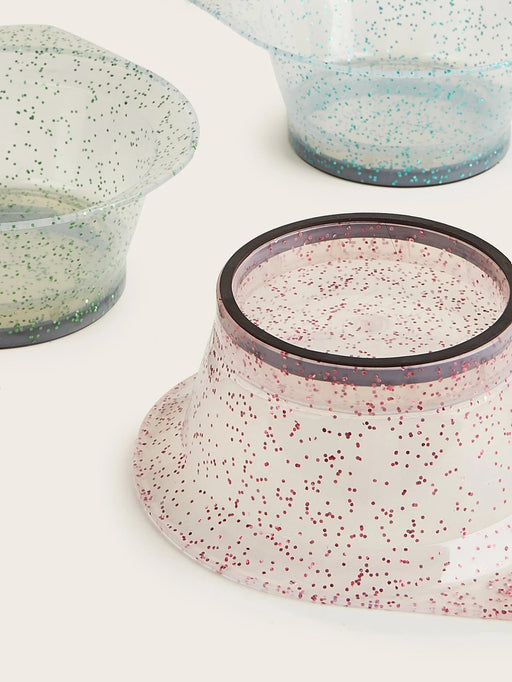 1 cuenco para teñir el cabello con purpurina de color aleatorio - Quierox - Tienda Online