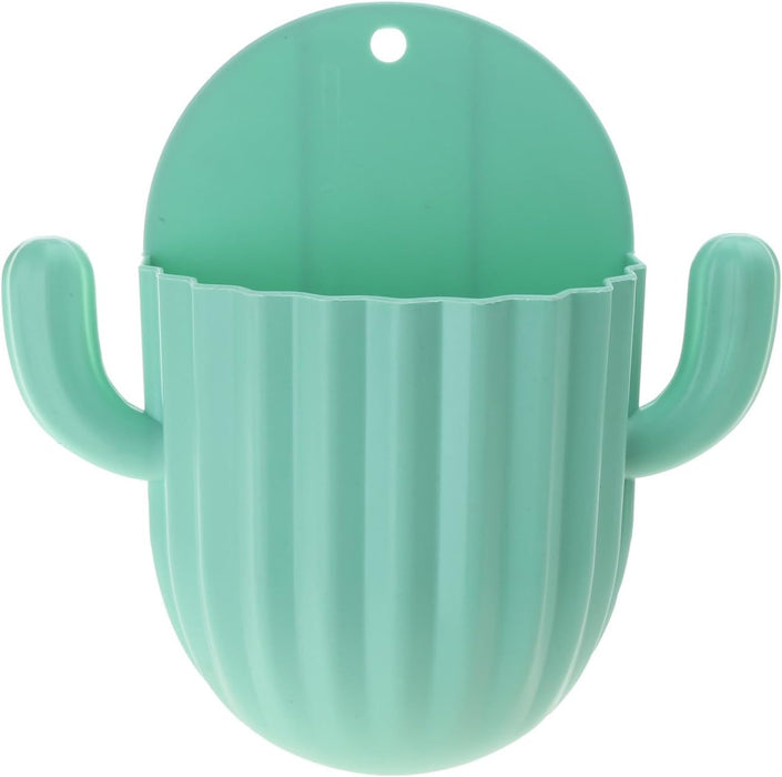 1 Estante de almacenamiento de pared con forma de cactus para cepillos de dientes - Quierox - Tienda Online