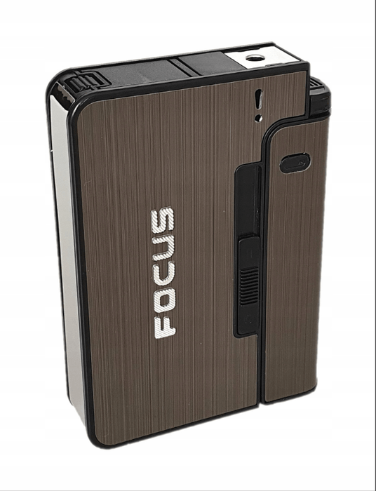 1 Estuche automático para cigarrillos con encendedor - Quierox - Tienda Online