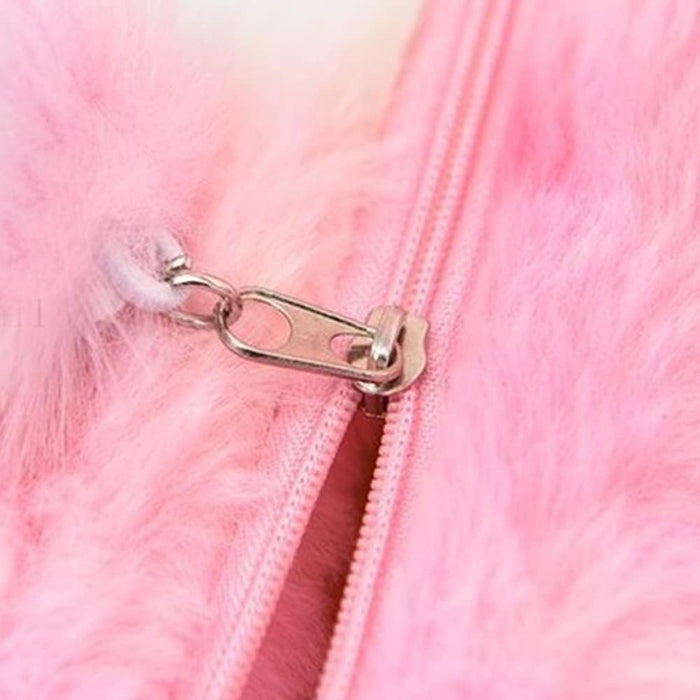 1 Estuche de peluche con arcoíris para niñas, bonito multicolor aleatorio - Quierox - Tienda Online