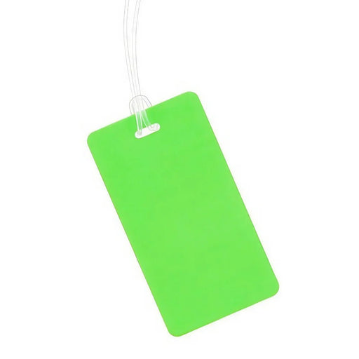 1 ETIQUETA DE EQUIPAJE DE PVC NEON - Quierox - Tienda Online