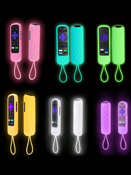 1 funda de silicona que brilla en la oscuridad y a prueba de polvo para control remoto - Quierox - Tienda Online