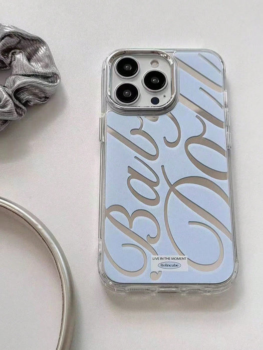 1 Funda de teléfono con espejo, texto en inglés, para con iPhone 13 Pro Max - Quierox - Tienda Online
