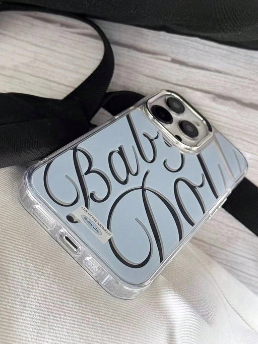 1 Funda de teléfono con espejo, texto en inglés, para con iPhone 13 Pro Max - Quierox - Tienda Online
