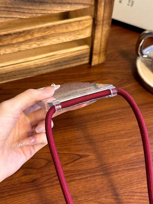 1 Funda de teléfono con patrón de cereza, con correa ajustable para con iPhone 11 - Quierox - Tienda Online