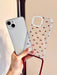1 Funda de teléfono con patrón de cereza, con correa ajustable para con iPhone 11 - Quierox - Tienda Online