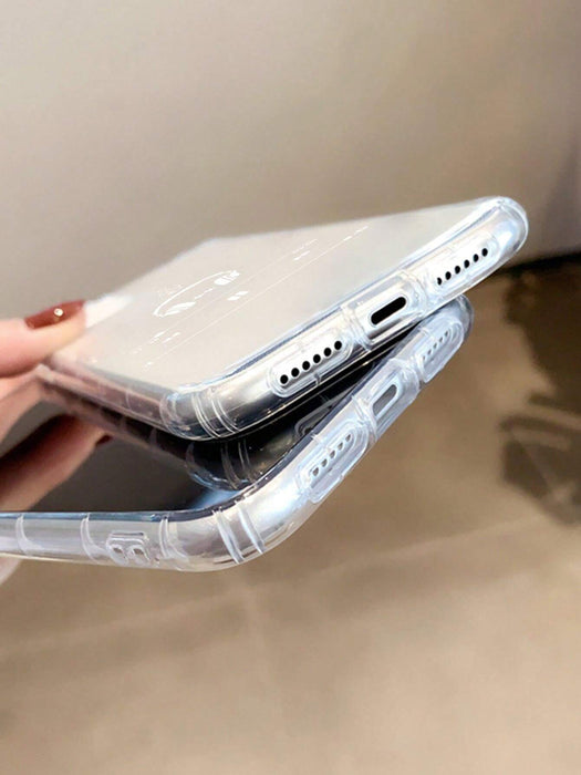 1 funda de teléfono de TPU con cojín de aire transparente creativo para iPhone - Quierox - Tienda Online