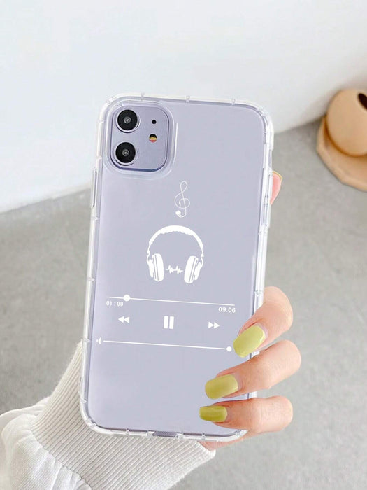 1 funda de teléfono de TPU con cojín de aire transparente creativo para iPhone - Quierox - Tienda Online