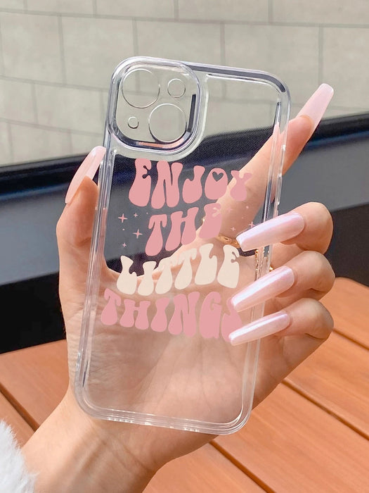 1 funda para teléfono con eslogan en inglés a color, compatible con iPhone - Quierox - Tienda Online