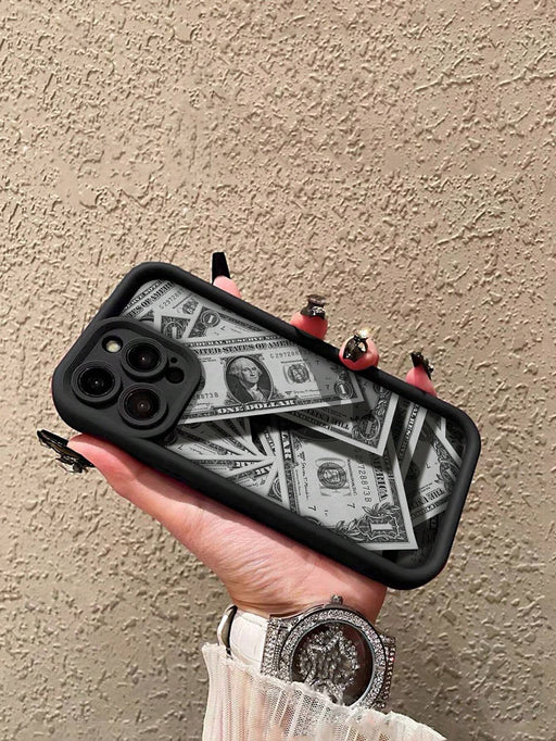 1 funda protectora de TPU para cámara con diseño en forma de billete de dólar para iPhone 13 pro max - Quierox - Tienda Online