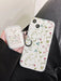 1 funda transparente con diseño floral y 1 funda compatible con Airpods - Quierox - Tienda Online