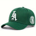 1 gorra de béisbol con bordado "LA" frontal y lateral - Quierox - Tienda Online