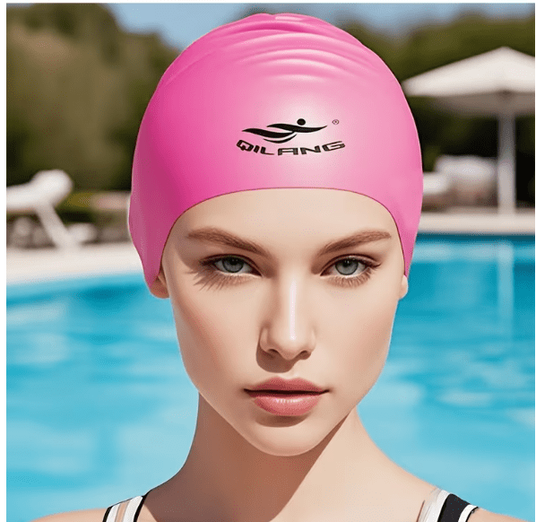1 Gorro de Natación de Silicona Impermeables, Antideslizantes para Adultos - Quierox - Tienda Online