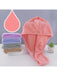 1 gorro para secar el cabello en el baño, toalla de terciopelo coral para secar el cabello - Quierox - Tienda Online