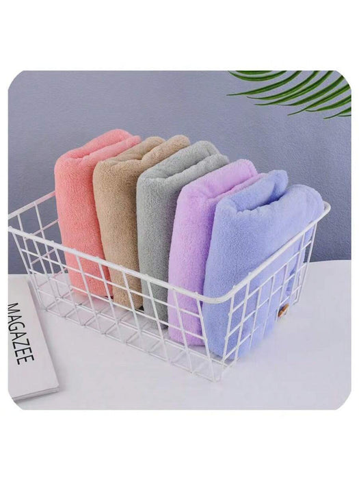 1 gorro para secar el cabello en el baño, toalla de terciopelo coral para secar el cabello - Quierox - Tienda Online