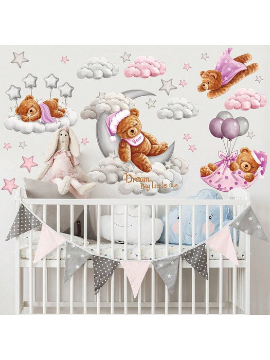 1 hoja de pegatinas de pared de elefantes lindos, pegatinas de pared - Quierox - Tienda Online