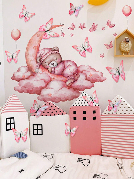 1 hoja de pegatinas de pared de elefantes lindos, pegatinas de pared - Quierox - Tienda Online