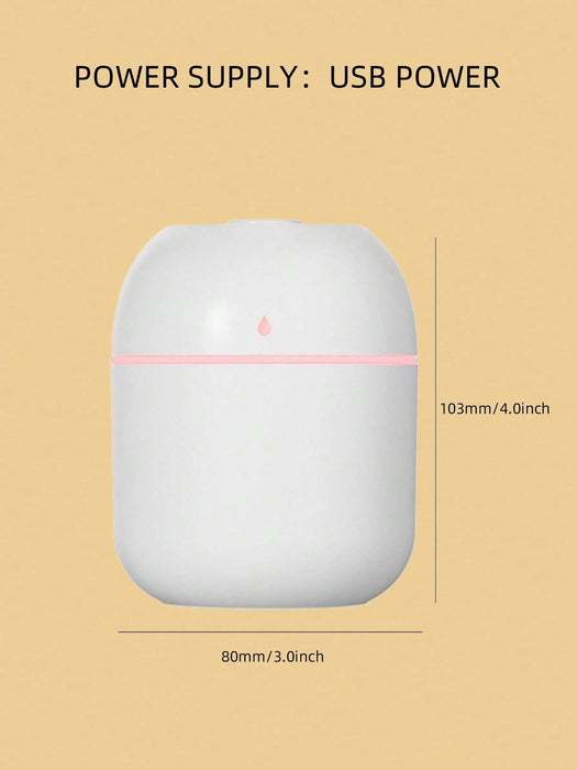 1 humidificador de escritorio mini de una sola boquilla de 220 ml de color blanco - Quierox - Tienda Online