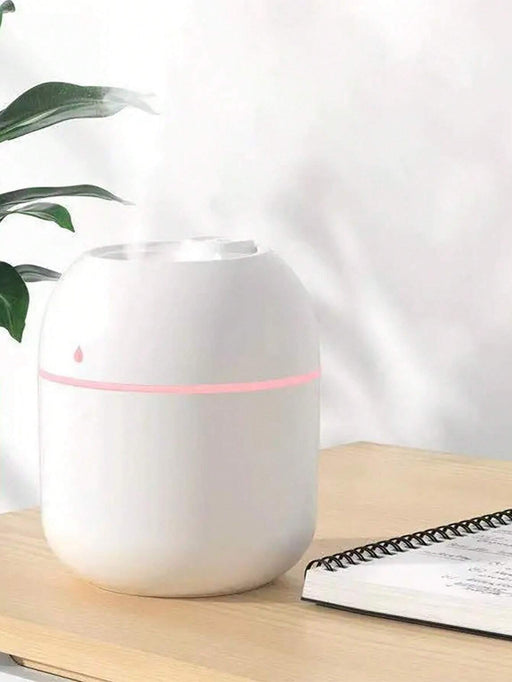 1 humidificador de escritorio mini de una sola boquilla de 220 ml de color blanco - Quierox - Tienda Online