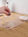 1 joyero elegante y transparente, caja de almacenamiento de plástico multifuncional - Quierox - Tienda Online