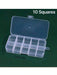 1 joyero elegante y transparente, caja de almacenamiento de plástico multifuncional - Quierox - Tienda Online