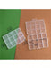 1 joyero elegante y transparente, caja de almacenamiento de plástico multifuncional - Quierox - Tienda Online
