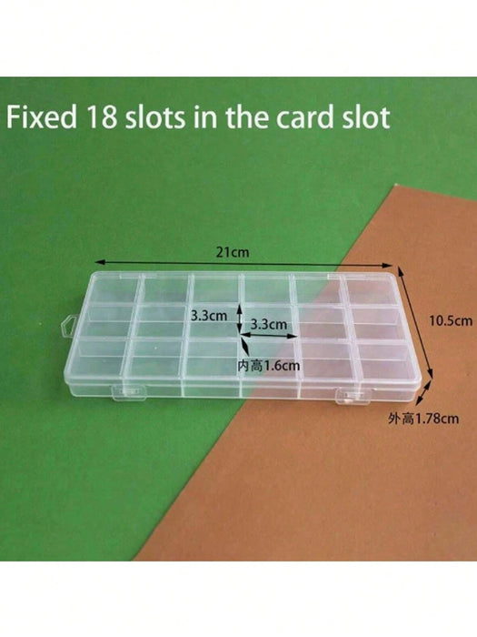 1 joyero elegante y transparente, caja de almacenamiento de plástico multifuncional - Quierox - Tienda Online