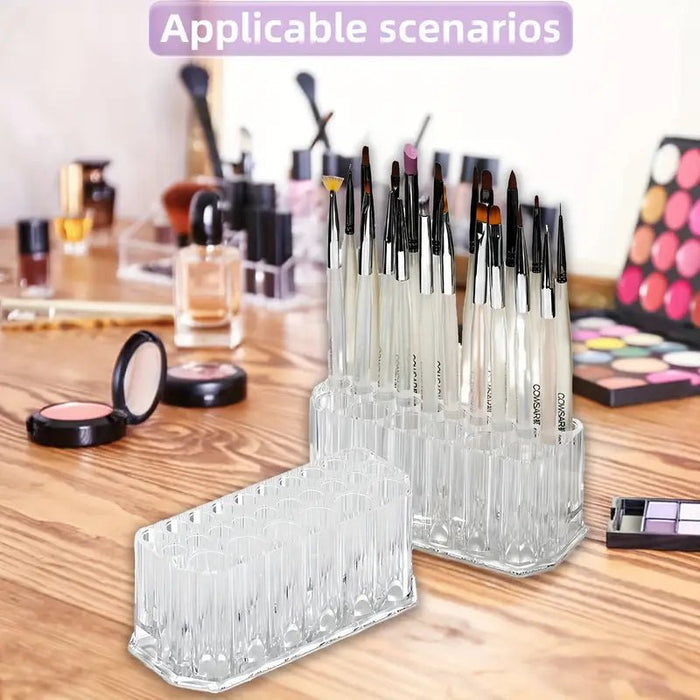 1 Juego de 26 ranuras para sostenedor de bolígrafos de arte de uñas, organizador - Quierox - Tienda Online