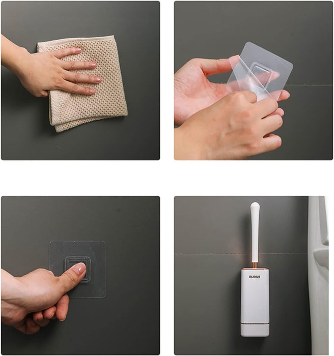 1 Juego de cepillos y soporte para inodoro, cepillo de baño colgante, limpieza profunda - Quierox - Tienda Online