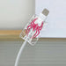 1 juego de funda protectora transparente para cargador de iPhone de 18 W y 20 W, enrollador de cables de datos - Quierox - Tienda Online