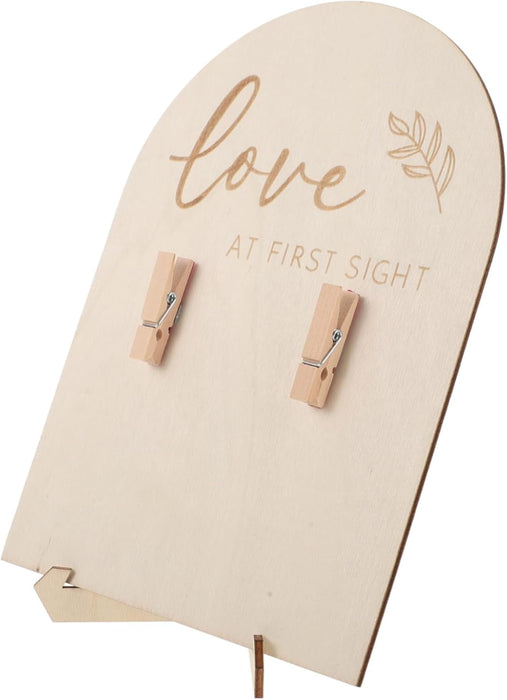 1 Juego Marco de fotos ultrasónico de madera Hola bebés - Quierox - Tienda Online