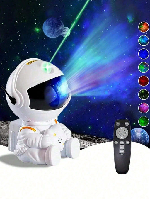 1 lámpara de noche con proyección de estrellas de astronauta - Quierox - Tienda Online