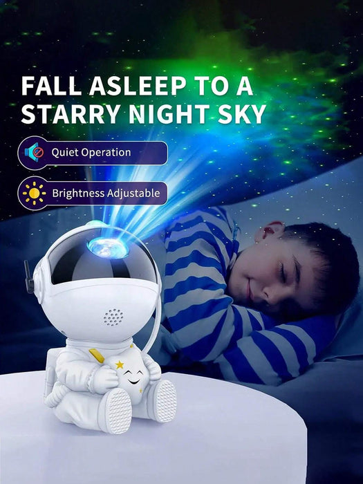 1 lámpara de noche con proyección de estrellas de astronauta - Quierox - Tienda Online