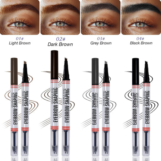 1 Lápiz de cejas natural de larga duración, impermeable y resistente al sudor - Quierox - Tienda Online