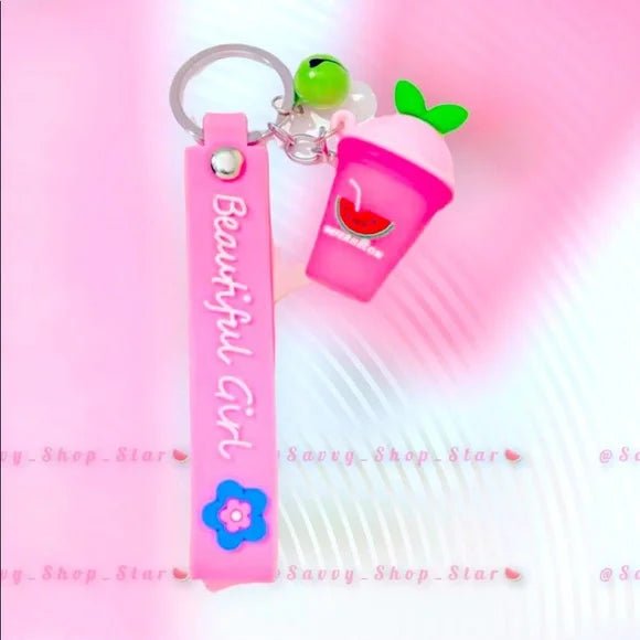 1 Llavero para mujeres con forma de vaso con estampado de sandías - Quierox - Tienda Online