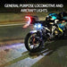 1 Luz de advertencia anticolisión LED Universal, luz intermitente de 7 colores, para motocicletas - Quierox - Tienda Online