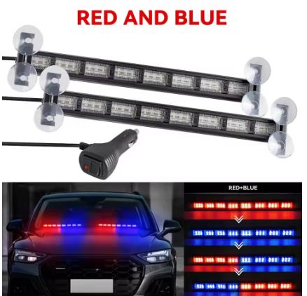 1 Luz led color blanco rojo azul remolque camión vehículo policía Led estroboscópico - Quierox - Tienda Online