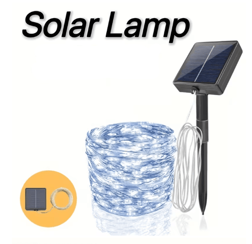 1 luz solar de cadena brillantes ideales para decoración interior o exterior - Quierox - Tienda Online