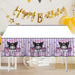 1 mantel desechable para fiesta de Sanrio Kuromi, decoración de cumpleaños, mesa de postres - Quierox - Tienda Online