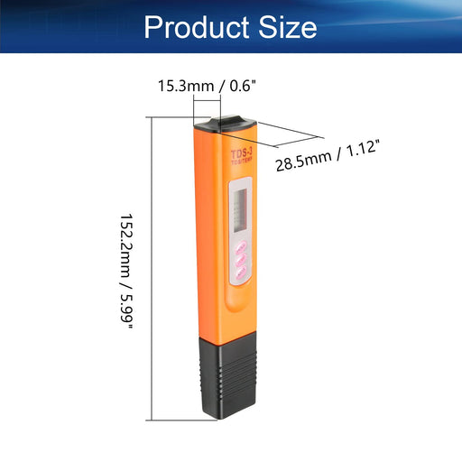 1 medidor TDS, probador digital de sal para piscinas 1-9990PPM - Quierox - Tienda Online