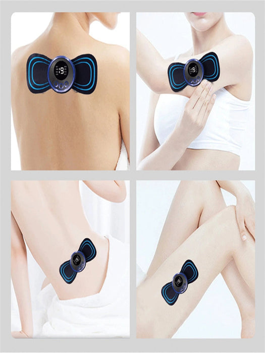 1 Mini masajeador eléctrico de cuello, Máquina portátil para aliviar el estrés - Quierox - Tienda Online
