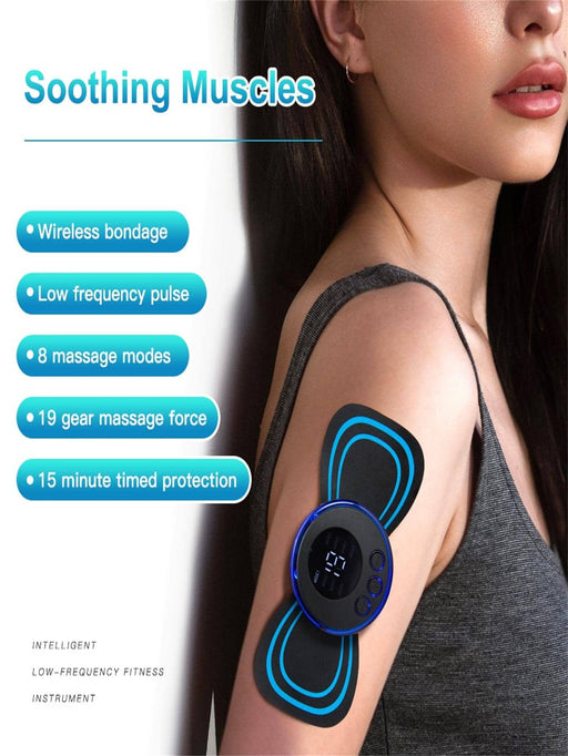 1 Mini masajeador eléctrico de cuello, Máquina portátil para aliviar el estrés - Quierox - Tienda Online
