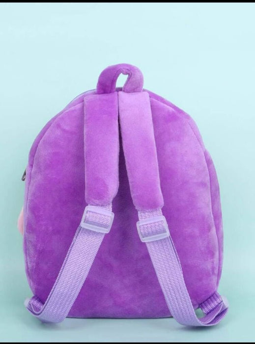 1 mochila de peluche bonita, mochila de dibujos animados para niña, mochilas mullidas - Quierox - Tienda Online