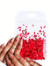 1 paquete de adornos para uñas con forma de corazón, diseño estético Y2K, con lentejuelas - Quierox - Tienda Online