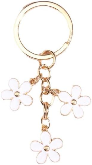 1 paquete de colgantes de flores, llavero de metal, cadena de flores lindas - Quierox - Tienda Online